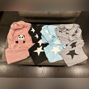 Girls Sweat Suit Sets Size 7/8 Bundle